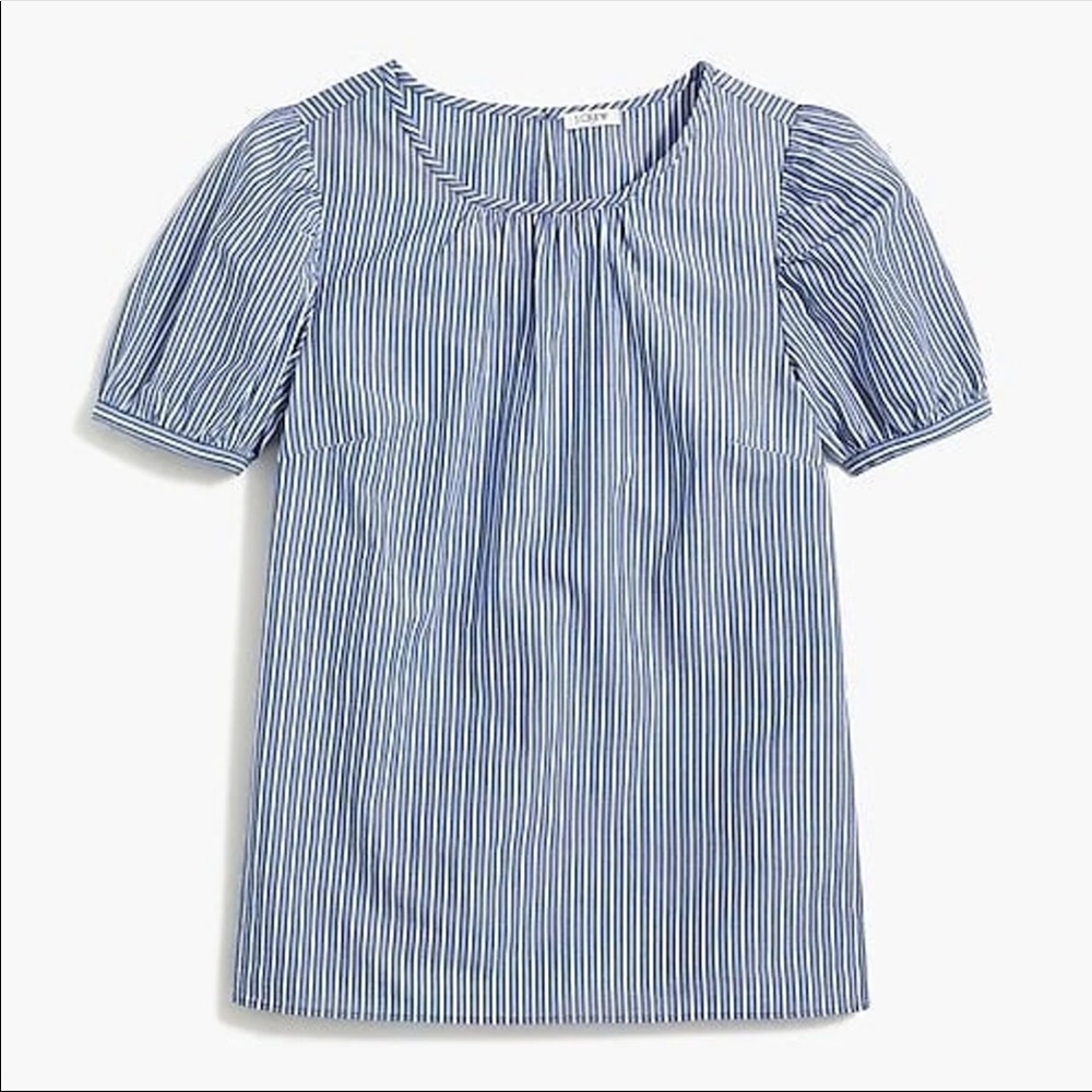 J. Crew Puff-sleeve top